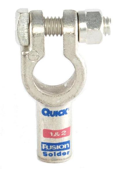 QuickCable Fusion, 406301-005N, 1 - 2 Awg, 5/16" Stud Negative - Click Image to Close